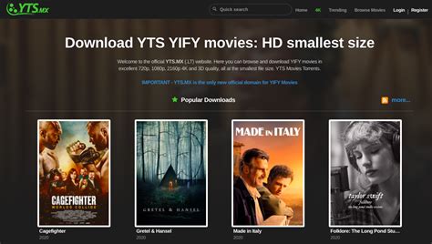 yify películas.